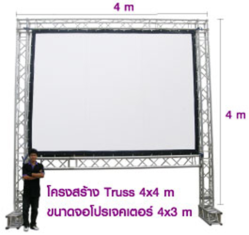 เช่าโปรเจคเตอร์ 100 - 250 นิ้ว รูปที่ 2