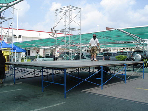 เวทีนั่งร้านและโครงสร้างพิเศษ